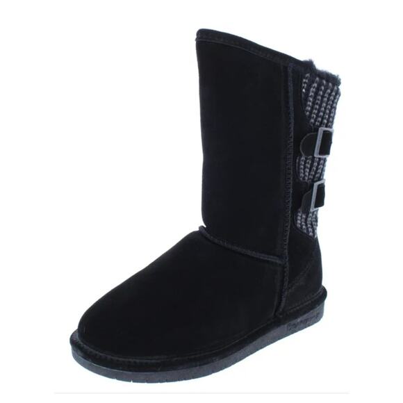 DreamPairs Fur Lined Women's Boots, Size 4, Black - MSRP $49.99 - Picture 4 of 6
